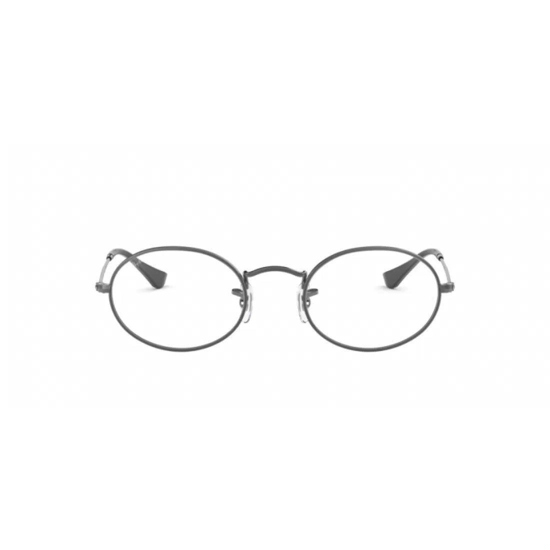 UNISEX EYEGLASSES RAY-BAN RX 3547V OVAL 2502 GUN METAL CALIBER 48 