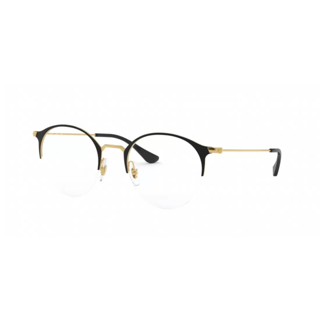 UNISEX EYEGLASSES RAY-BAN RX 3578V - 2890 TOP GLOSS BLACK BLACK SIZE 48 