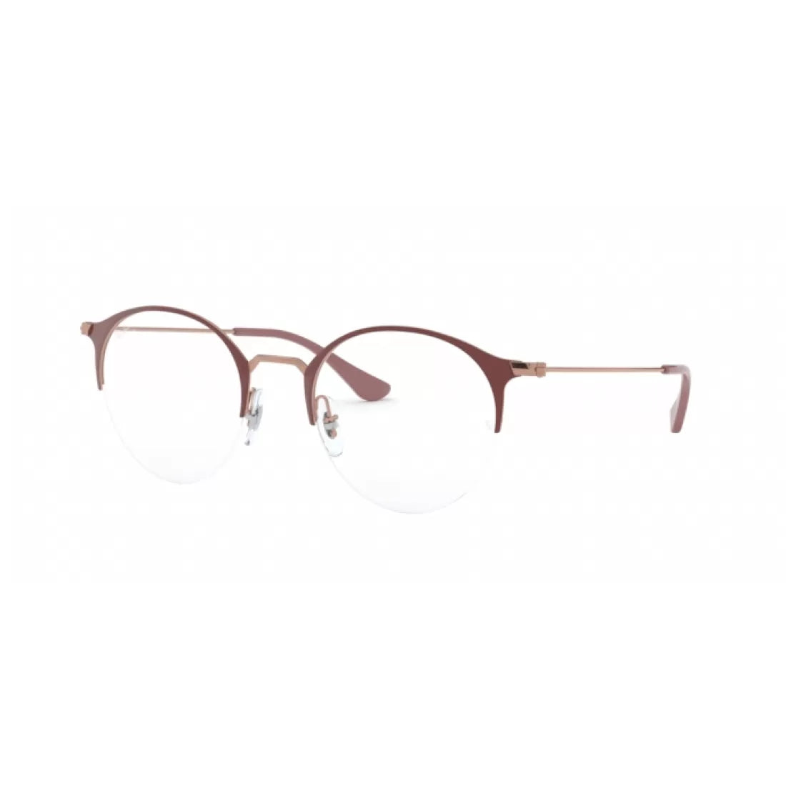 UNISEX EYEGLASSES RAY-BAN RX 3578V - 2973 COPPER TOP LIGHT BROWN CALIBER 50 