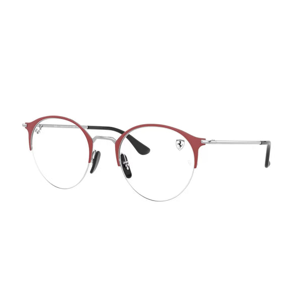 OCCHIALE DA VISTA UNISEX RAY-BAN RX 3578VM - F045 FERRARI ROSSO OPACO SU ARGENTO CALIBRO 50