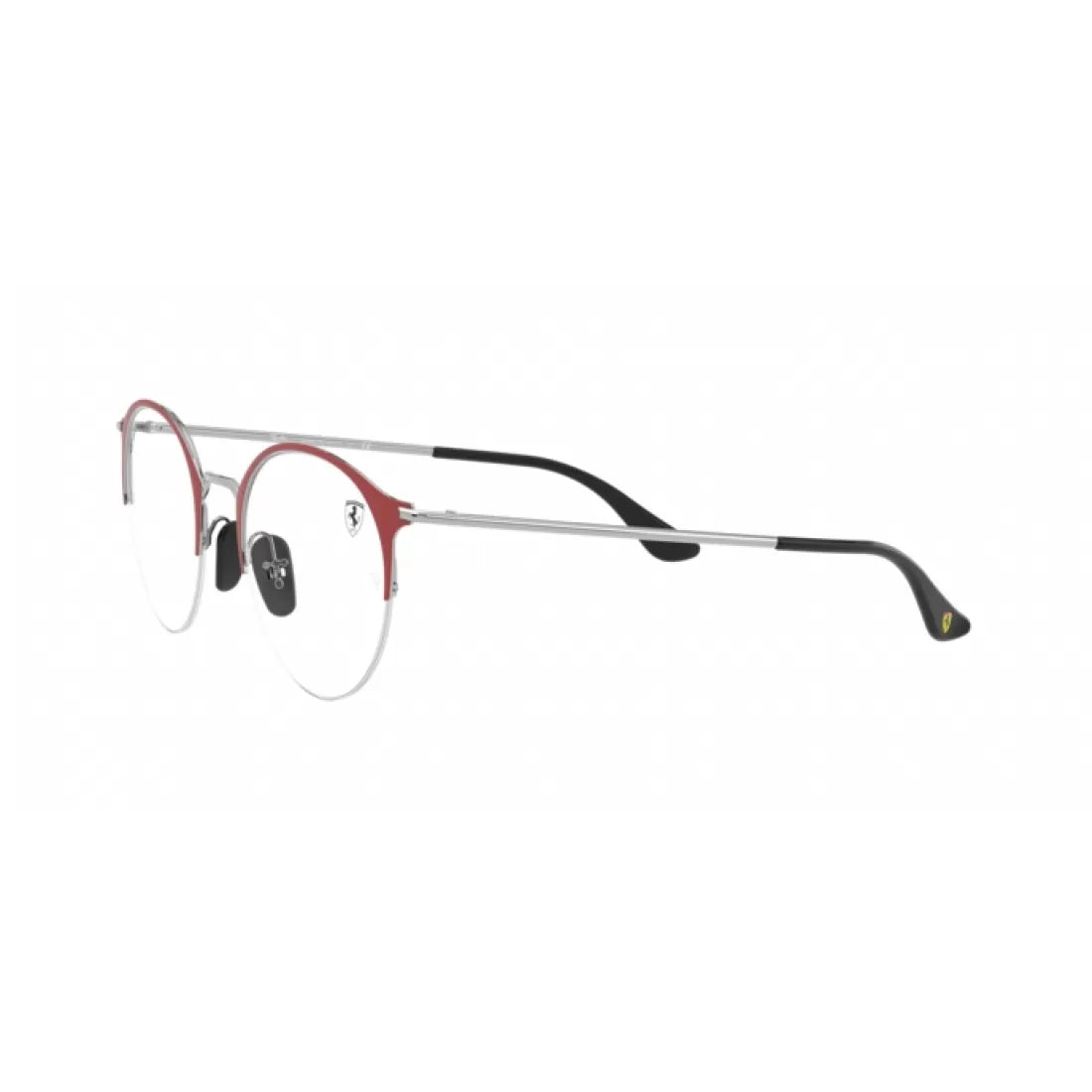 UNISEX EYEGLASSES RAY-BAN RX 3578VM - F045 FERRARI MATT RED ON SILVER CALIBER 48 