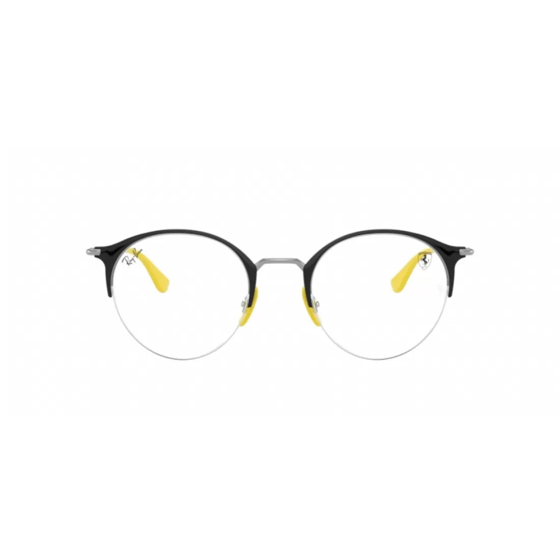 UNISEX EYEGLASSES RAY-BAN RX 3578VM - F060 BLACK ON SILVER CALIBER 48 