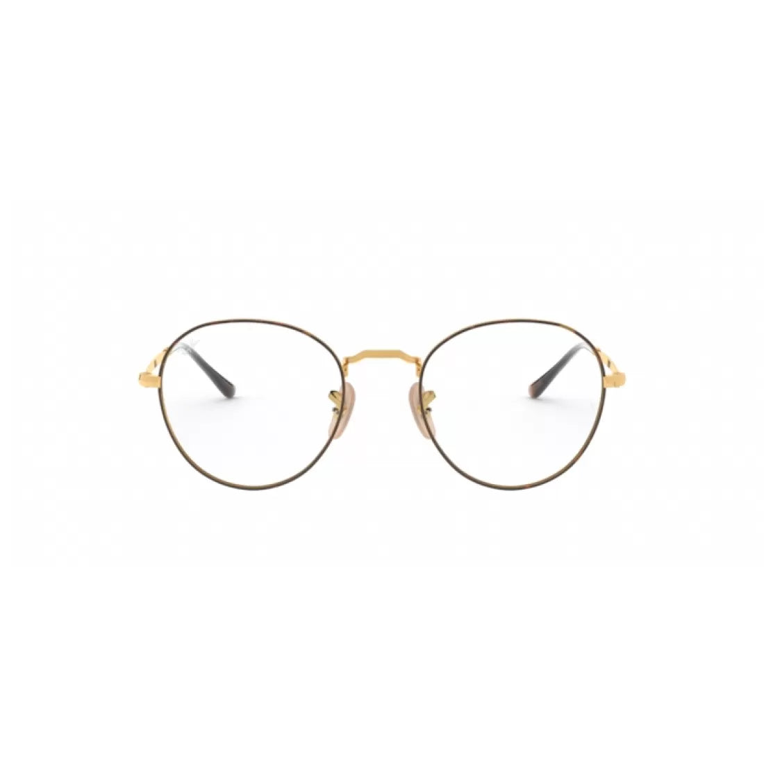 UNISEX EYEGLASSES RAY-BAN RX 3582V - 2945 GOLD IN TOP HAVANA CALIBER 49 