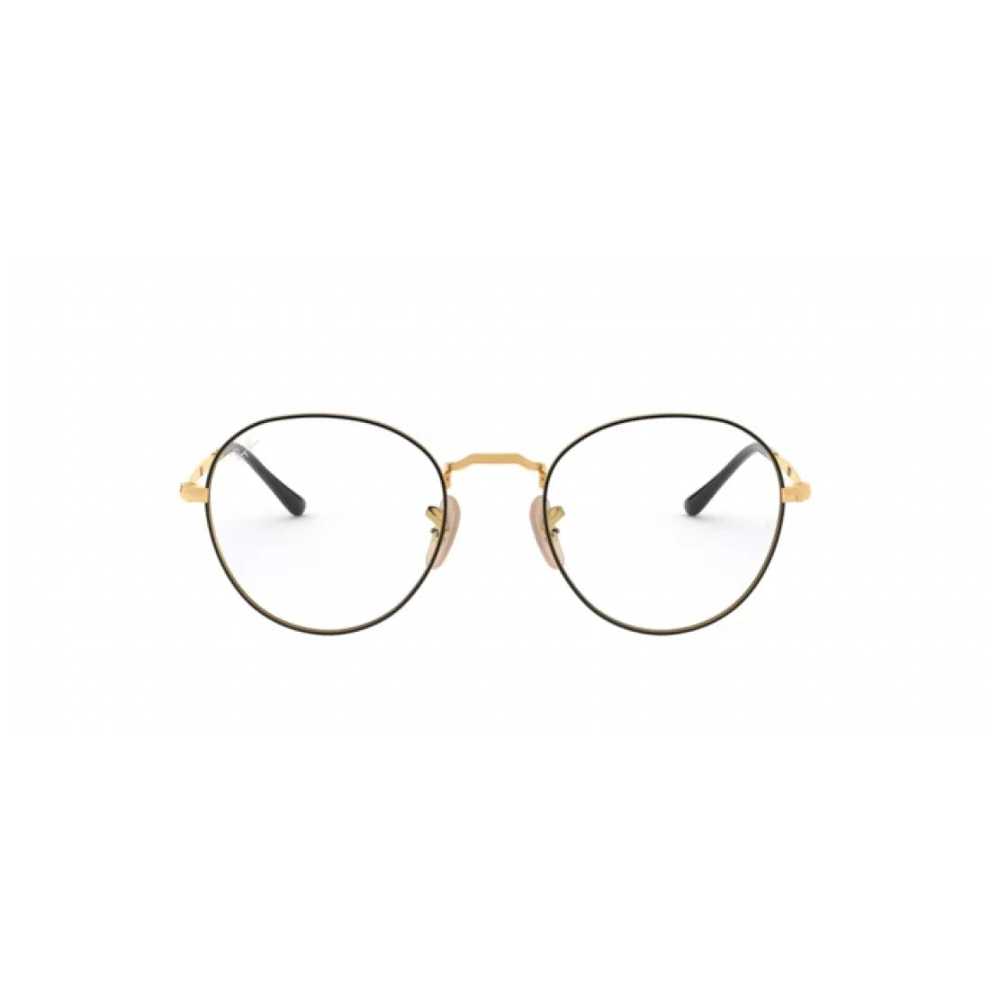 UNISEX EYEGLASSES RAY-BAN RX 3582V - 2946 GOLD TOP BLACK CALIBER 51 