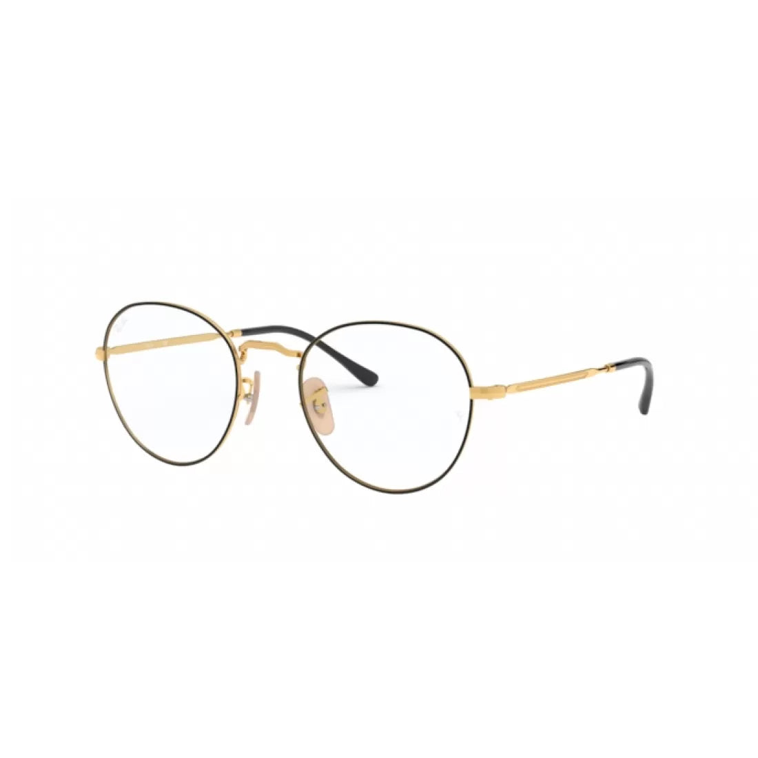 UNISEX EYEGLASSES RAY-BAN RX 3582V - 2946 GOLD TOP BLACK CALIBER 51 
