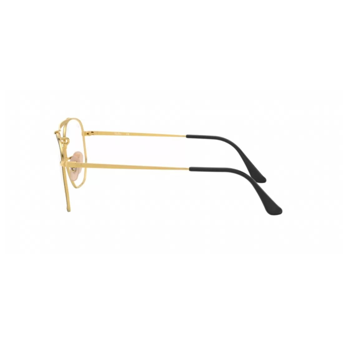UNISEX EYEGLASSES RAY-BAN RX 3648V - 2946 TOP BLACK ON GOLD CALIBER 54 
