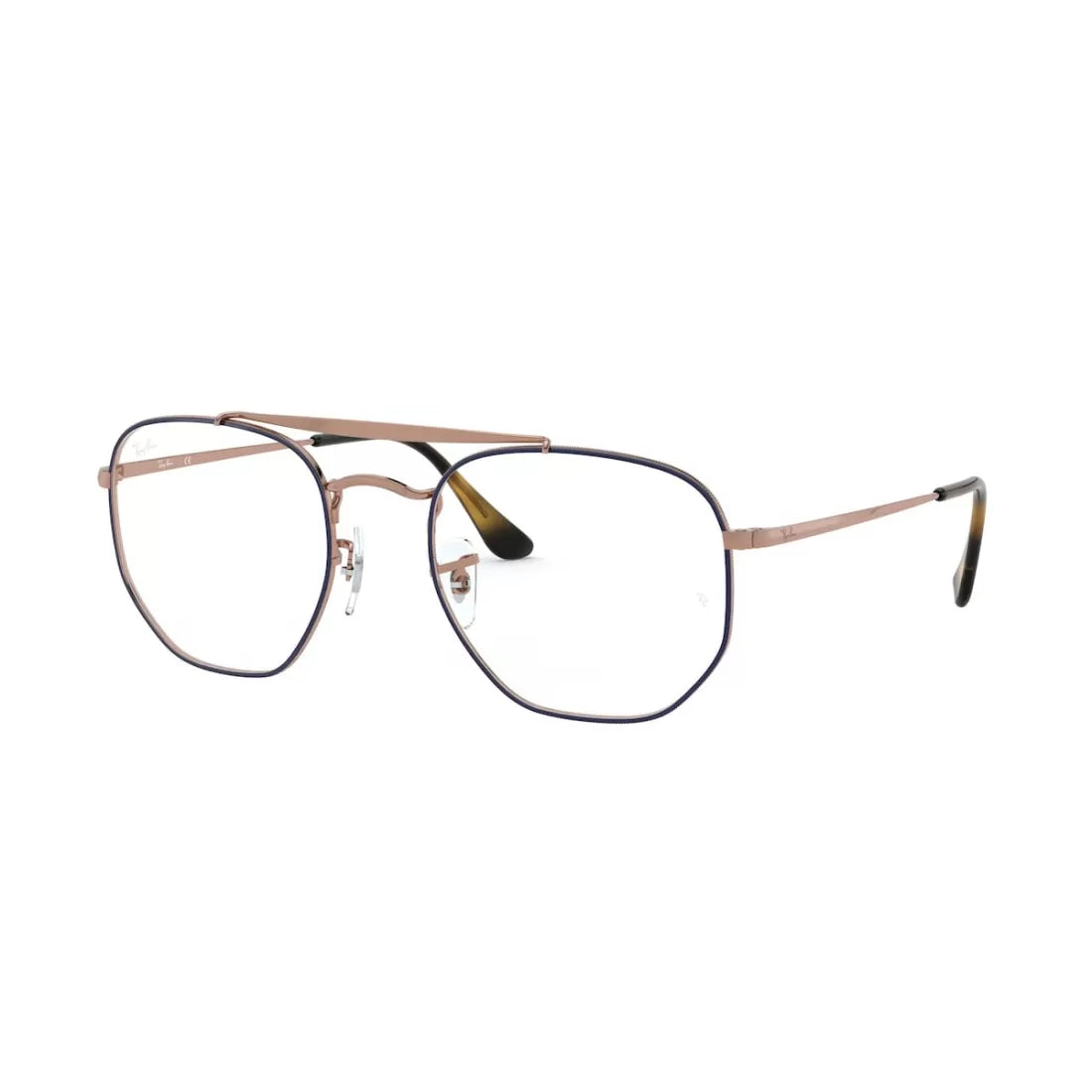 UNISEX EYEGLASSES RAY-BAN RX 3648V - 2975 TOP BLUE ON COPPER CALIBER 51 
