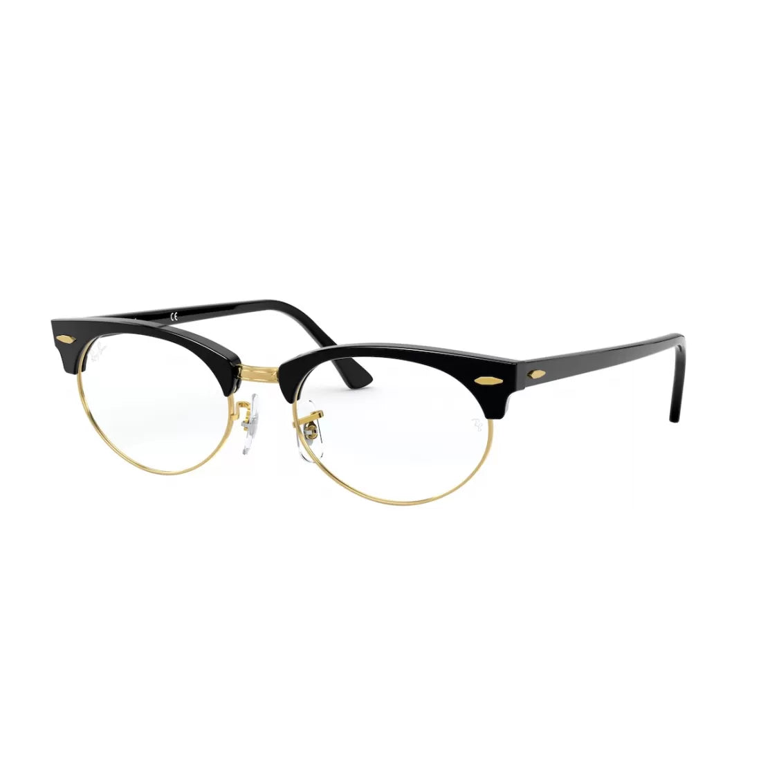 UNISEX EYEGLASSES RAY-BAN RX 3946V - 8057 GLOSSY BLACK CALIBER 50 