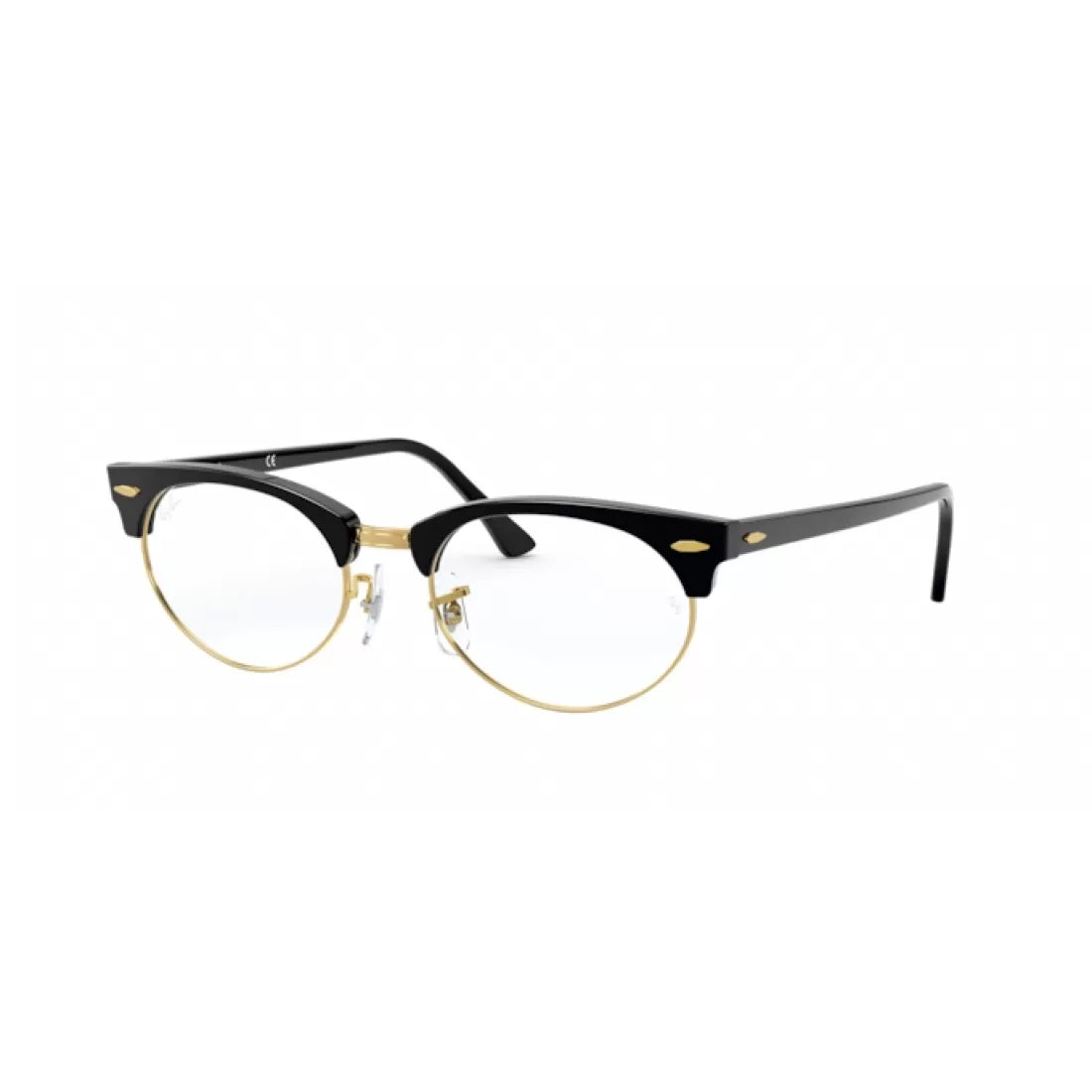 UNISEX EYEGLASSES RAY-BAN RX 3946V - 8057 GLOSSY BLACK CALIBER 50 