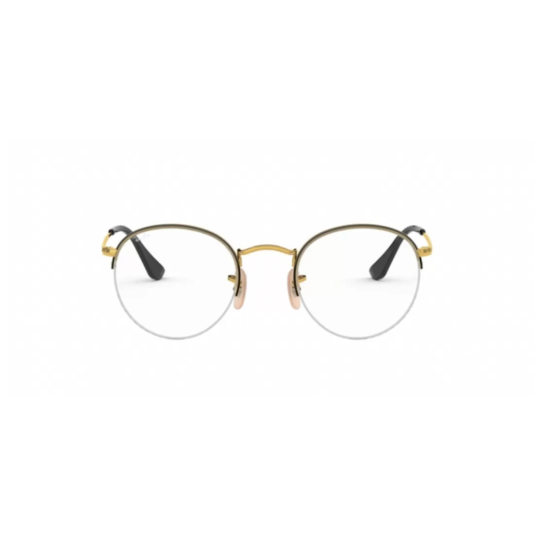 UNISEX EYEGLASSES RAY-BAN RX 3947V - 2946 GOLD TOP BLACK CALIBER 51 