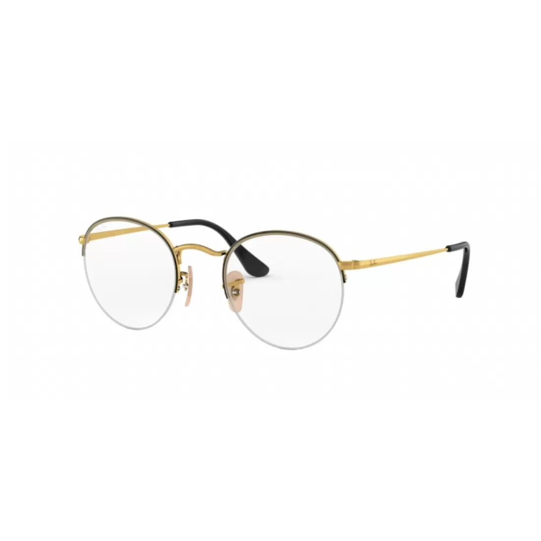 UNISEX EYEGLASSES RAY-BAN RX 3947V - 2946 GOLD TOP BLACK SIZE 48 