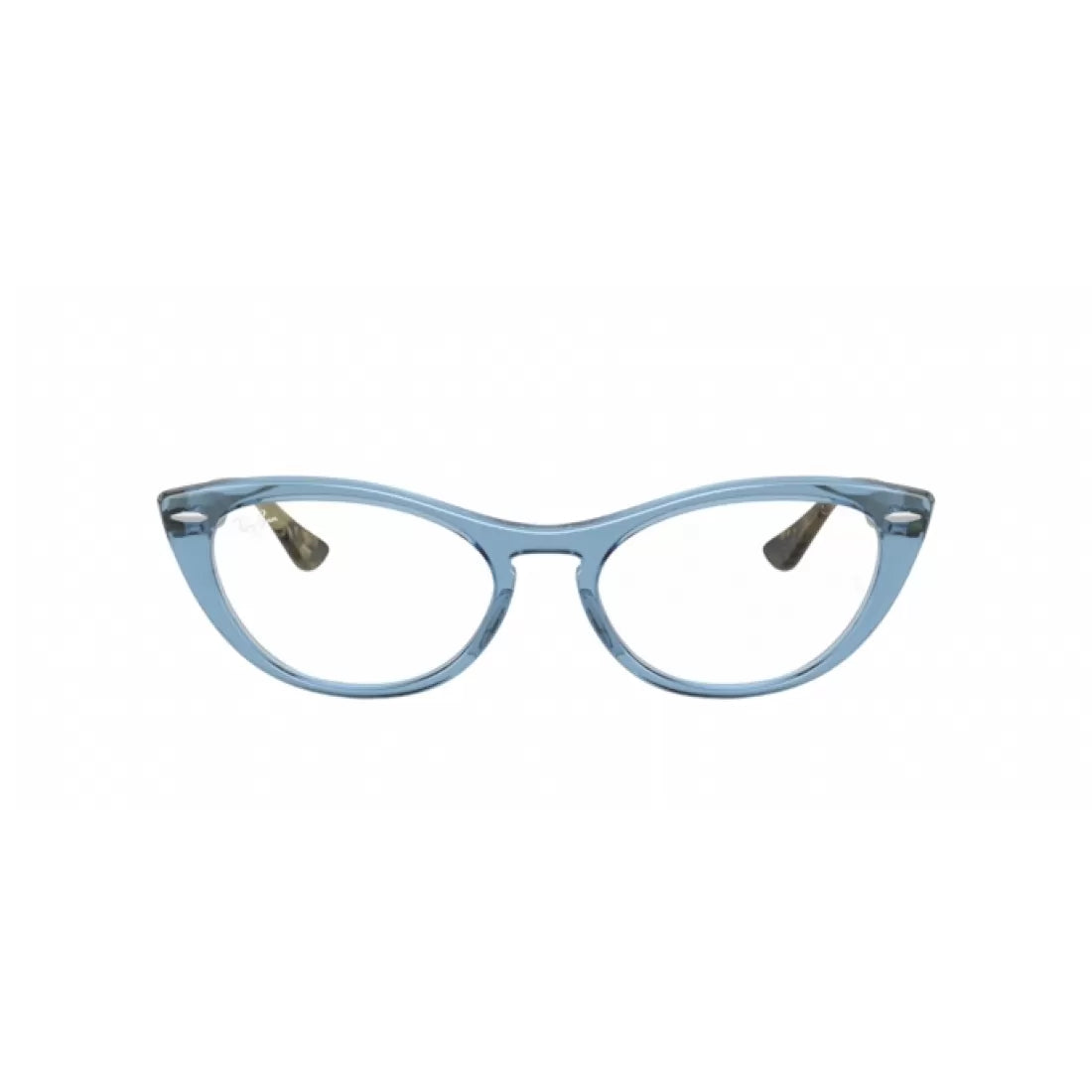 WOMEN'S EYEGLASSES RAY-BAN RX 4314V NINA 8082 LIGHT BLUE CALIBER 51 