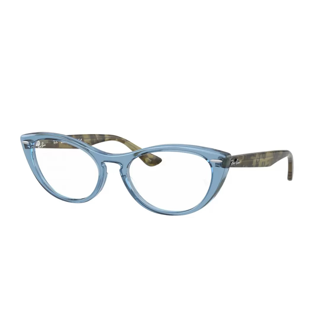 WOMEN'S EYEGLASSES RAY-BAN RX 4314V NINA 8082 LIGHT BLUE CALIBER 51 