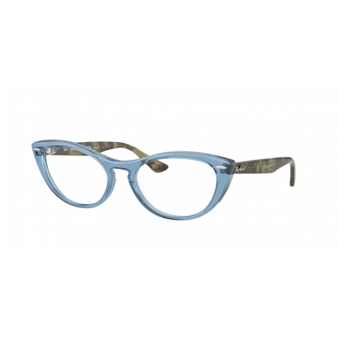 WOMEN'S EYEGLASSES RAY-BAN RX 4314V NINA 8082 LIGHT BLUE CALIBER 51 