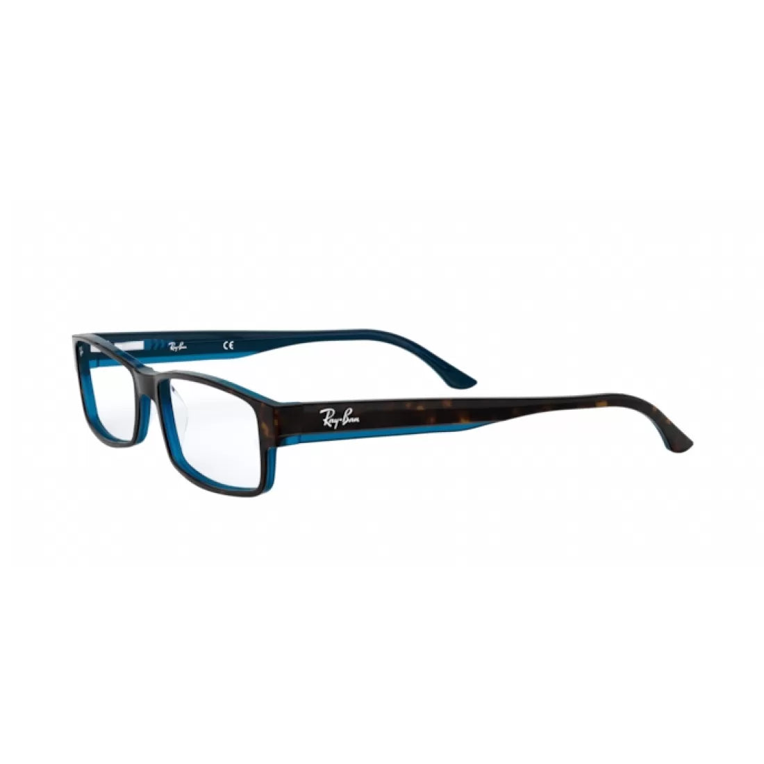 OCCHIALE DA VISTA UNISEX RAY-BAN RX 5114 - 5064 CIMA HAVANA SU BLU CALIBRO 52