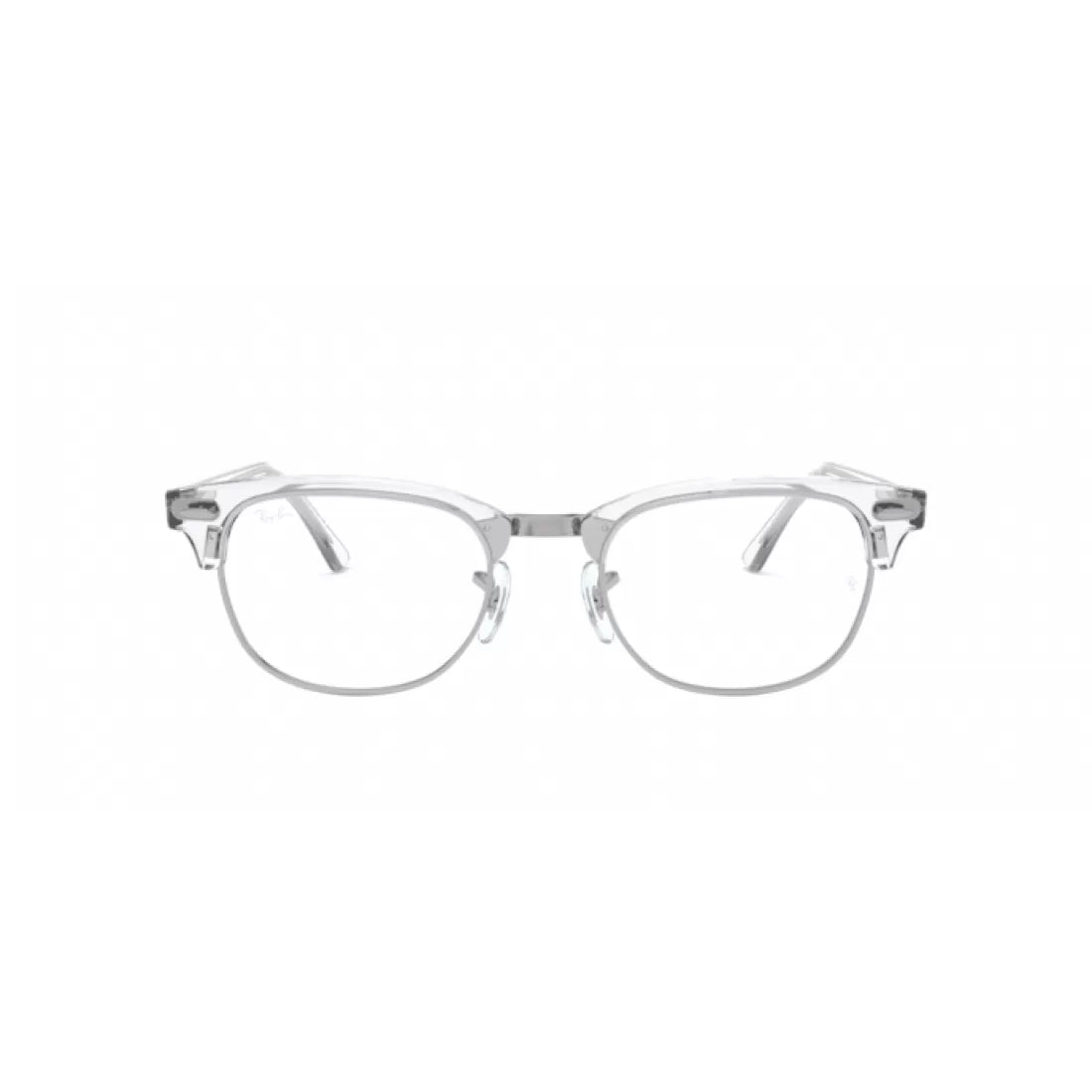 OCCHIALE DA VISTA UNISEX RAY-BAN RX 5154 CLUBMASTER 2001 BIANCO TRASPARENTE CALIBRO 49