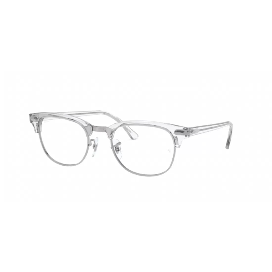 OCCHIALE DA VISTA UNISEX RAY-BAN RX 5154 CLUBMASTER 2001 BIANCO TRASPARENTE CALIBRO 49