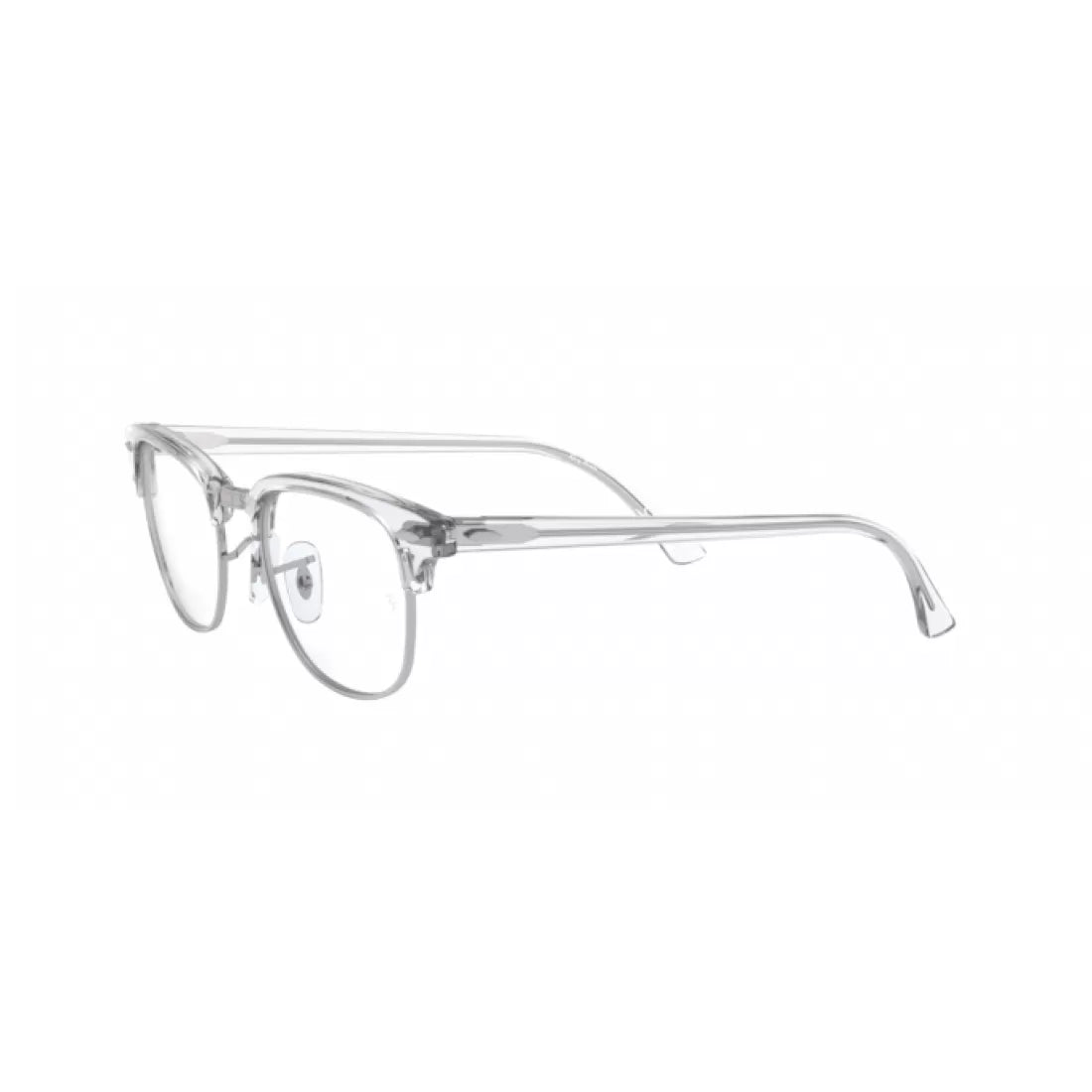 OCCHIALE DA VISTA UNISEX RAY-BAN RX 5154 CLUBMASTER 2001 BIANCO TRASPARENTE CALIBRO 49