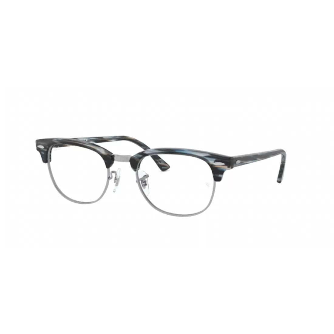 OCCHIALE DA VISTA UNISEX RAY-BAN RX 5154 CLUBMASTER 5750 BLU-GRIGIO SPOGLIATO CALIBRO 49