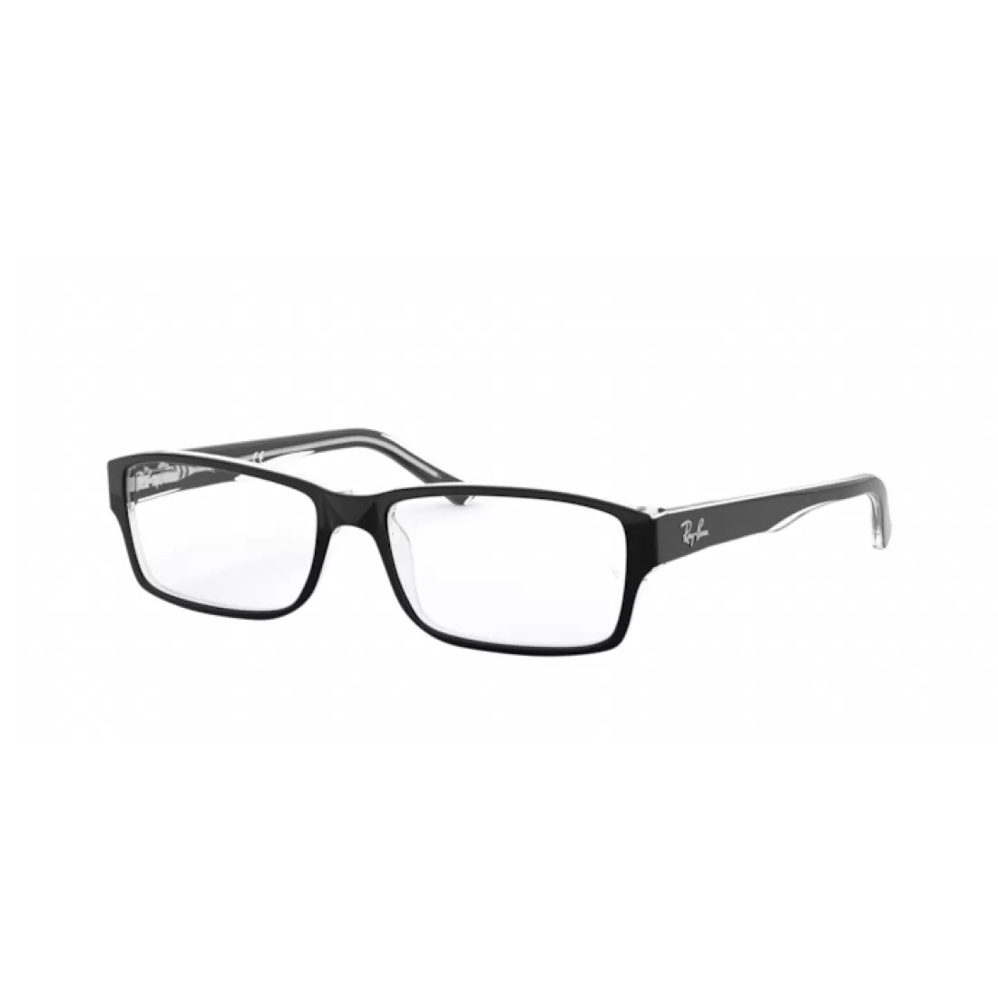 OCCHIALE DA VISTA UOMO RAY-BAN RX 5169 - 2034 NERO SUPERIORE SU TRASPARENTE CALIBRO 54