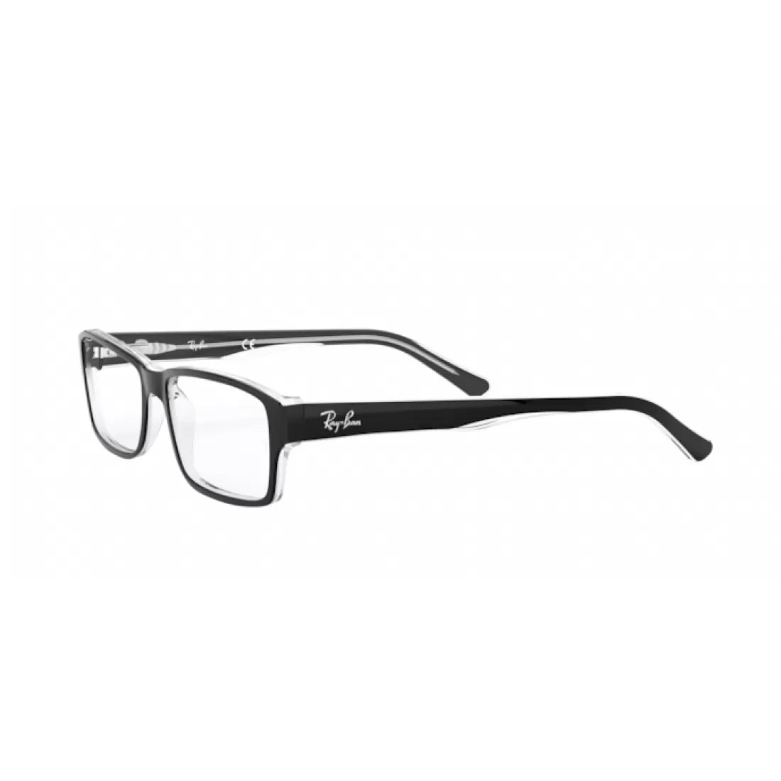 OCCHIALE DA VISTA UOMO RAY-BAN RX 5169 - 2034 NERO SUPERIORE SU TRASPARENTE CALIBRO 54