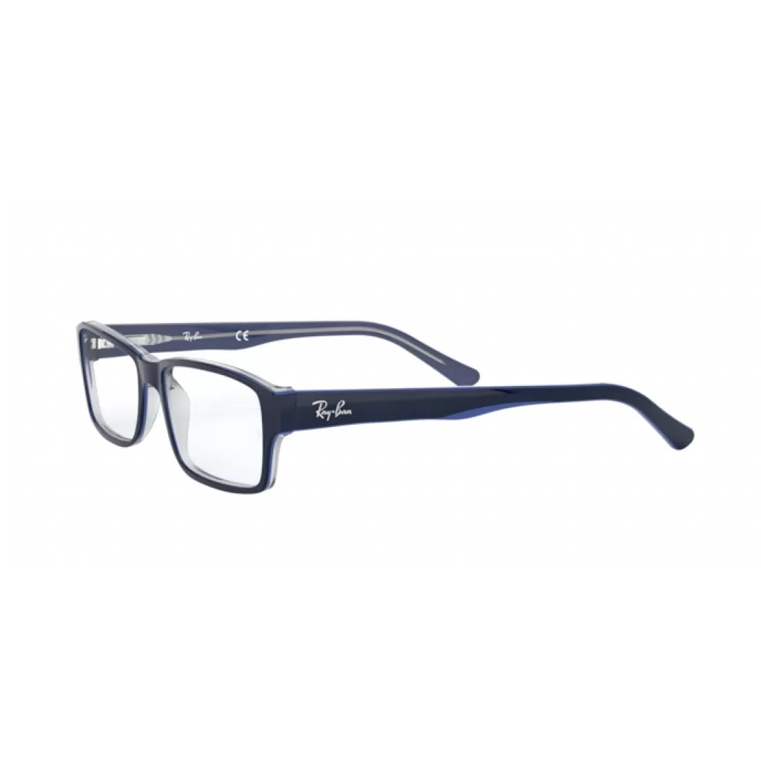 OCCHIALE DA VISTA UOMO RAY-BAN RX 5169 - 5815 TRASP GRIGIO IN CIMA BLU CALIBRO 54