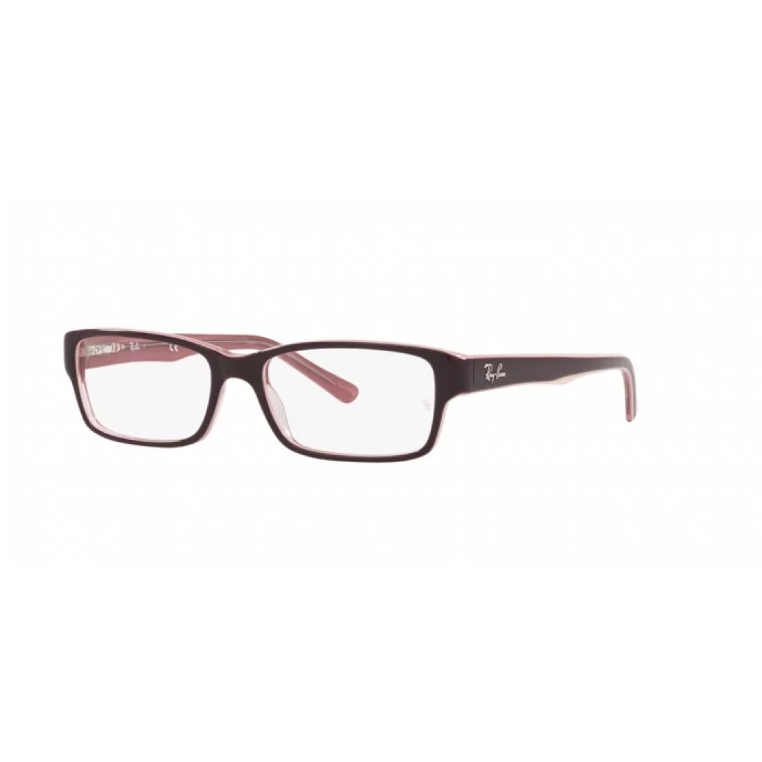 OCCHIALE DA VISTA UNISEX RAY-BAN RX 5169 - 8120 MARRONE SU ROSA TRASPARENTE CALIBRO 54