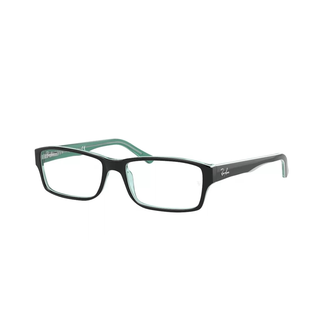 OCCHIALE DA VISTA UNISEX RAY-BAN RX 5169 - 8121 NERO SU VERDE TRASPARENTE CALIBRO 54