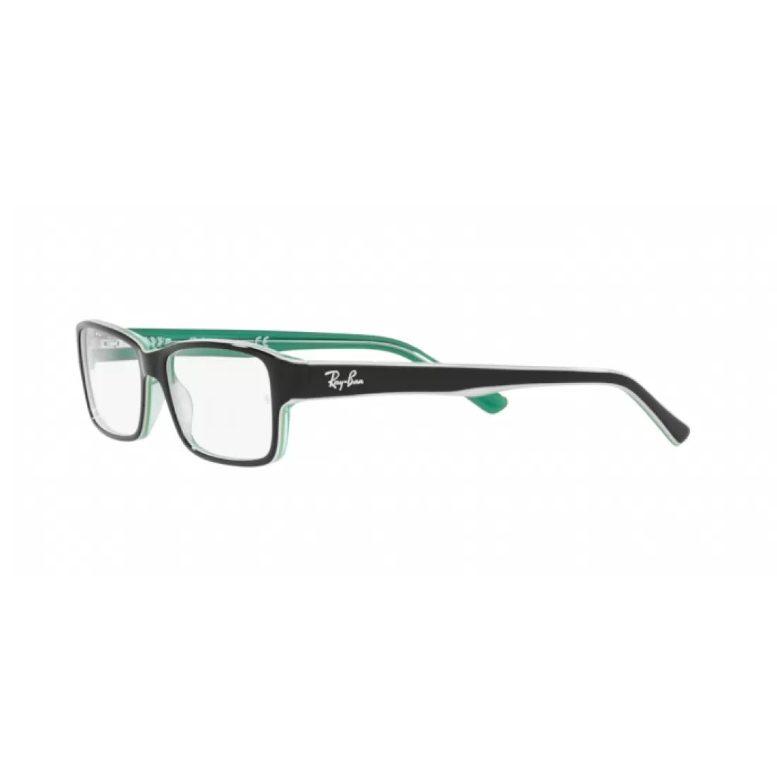OCCHIALE DA VISTA UNISEX RAY-BAN RX 5169 - 8121 NERO SU VERDE TRASPARENTE CALIBRO 54