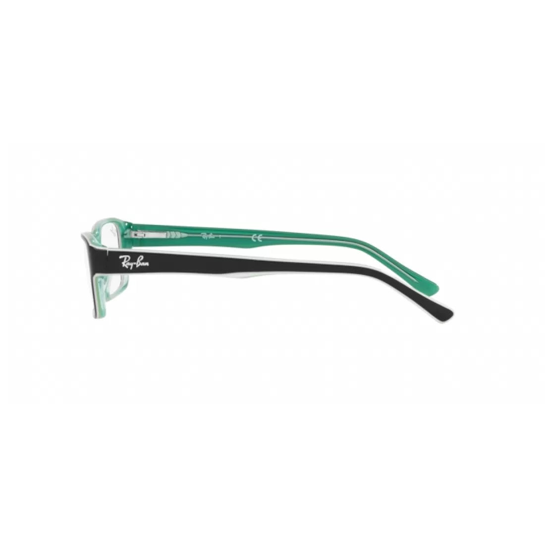 OCCHIALE DA VISTA UNISEX RAY-BAN RX 5169 - 8121 NERO SU VERDE TRASPARENTE CALIBRO 52