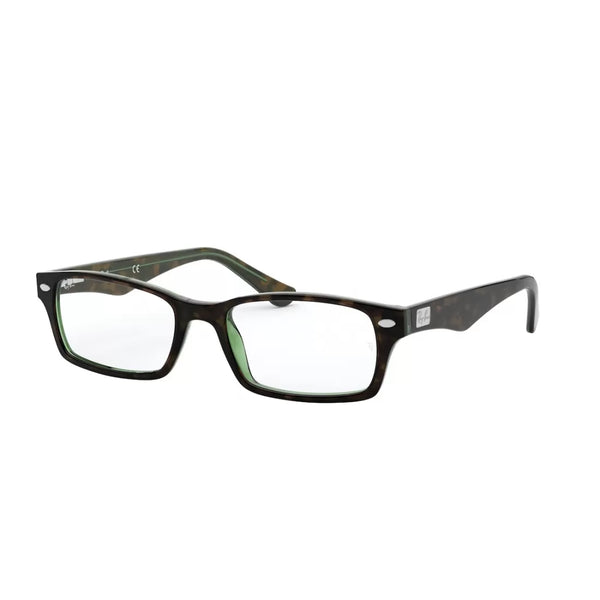 OCCHIALE DA VISTA UOMO RAY-BAN RX 5206 - 2445 AVANA-VERDE CALIBRO 52
