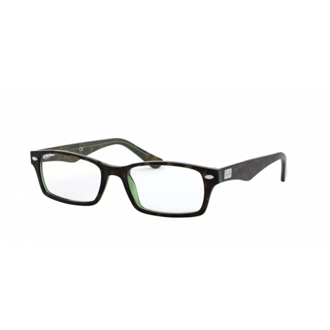 OCCHIALE DA VISTA UOMO RAY-BAN RX 5206 - 2445 AVANA-VERDE CALIBRO 54