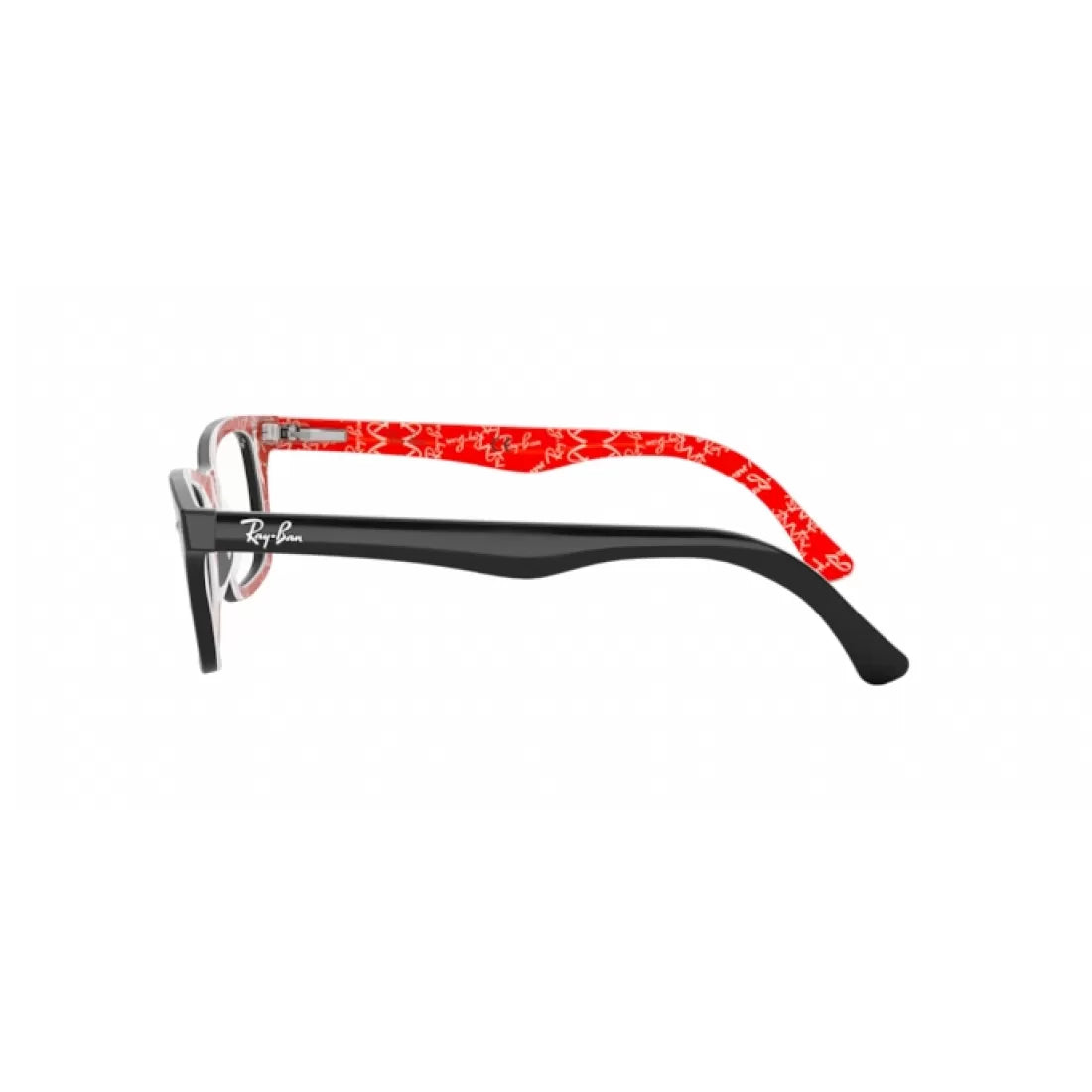 OCCHIALE DA VISTA UNISEX RAY-BAN RX 5228 - 2479 TOP NERO SU TEXTURE ROSSO CALIBRO 53
