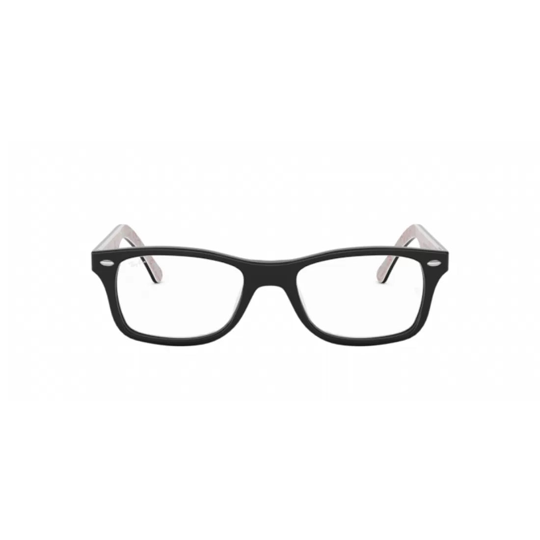 OCCHIALE DA VISTA UNISEX RAY-BAN RX 5228 - 5014 TOP NERO SU TEXTURE BIANCO CALIBRO 53