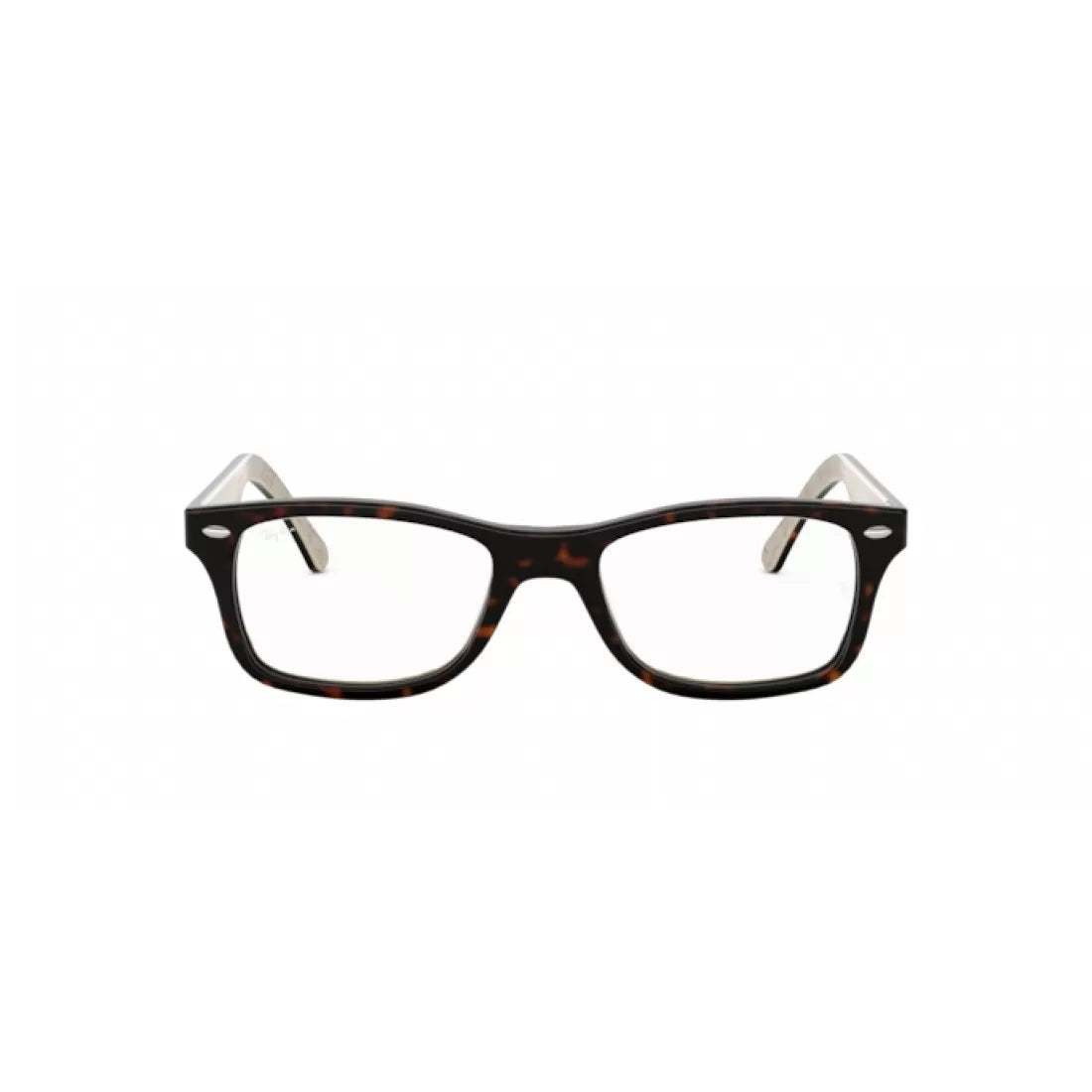 OCCHIALE DA VISTA UNISEX RAY-BAN RX 5228 - 5057 TOP HAVANA SCURO SU TESTO BEIGE CALIBRO 50