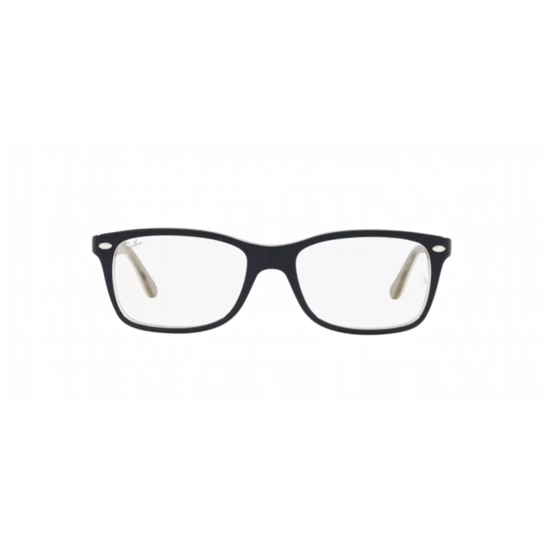 OCCHIALE DA VISTA UNISEX RAY-BAN RX 5228 - 8119 BLU SU TRASPARENTE MARRONE CHIARO CALIBRO 55