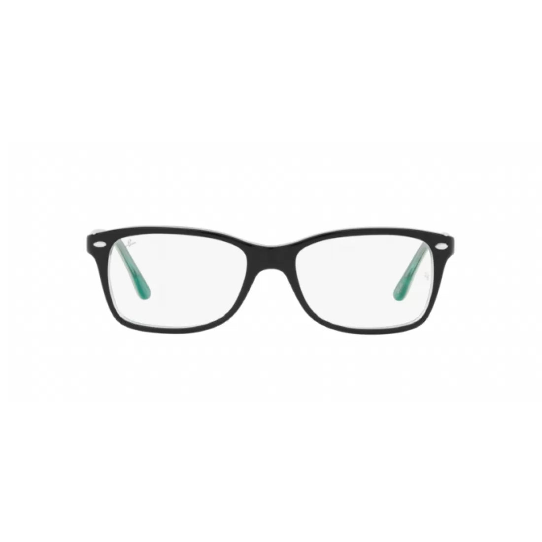 OCCHIALE DA VISTA UNISEX RAY-BAN RX 5228 - 8121 NERO SU VERDE TRASPARENTE CALIBRO 50