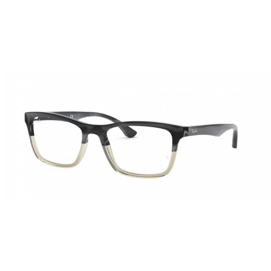 OCCHIALE DA VISTA UOMO RAY-BAN RX 5279 - 5540 GRIGIO CORNO GRAD GRIGIO SPORCO CALIBRO 55
