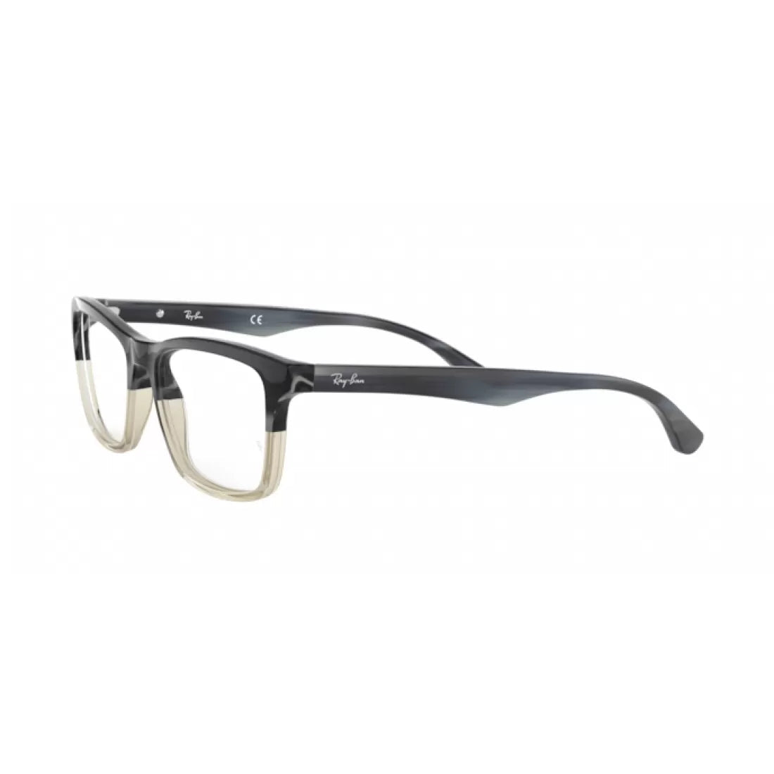 OCCHIALE DA VISTA UOMO RAY-BAN RX 5279 - 5540 GRIGIO CORNO GRAD GRIGIO SPORCO CALIBRO 55