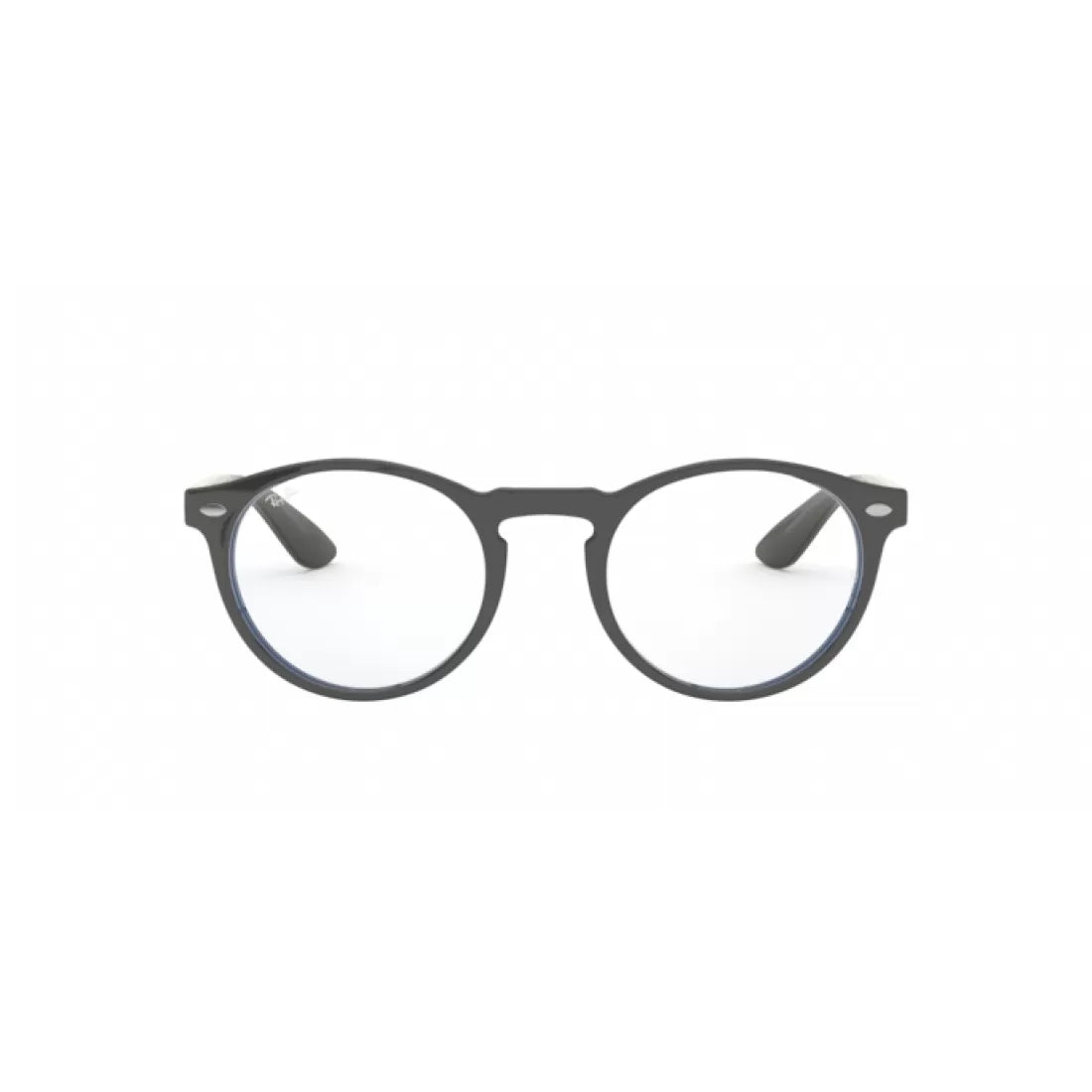 OCCHIALE DA VISTA UNISEX RAY-BAN RX 5283 - 5988 GRIGIO NELLA PARTE SUPERIORE BLU TRASPARENTE CALIBRO 51