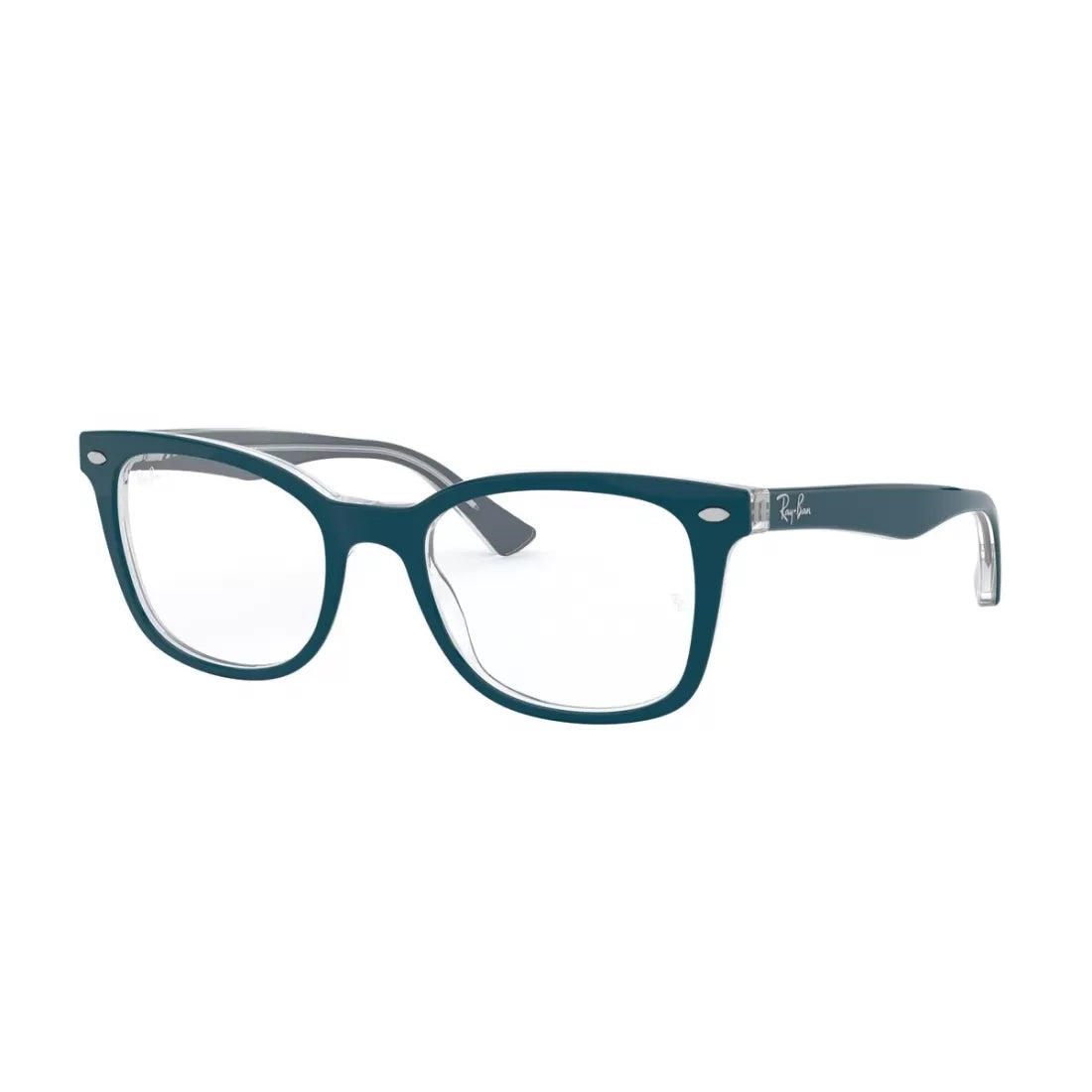 OCCHIALE DA VISTA UNISEX RAY-BAN RX 5285 - 5763 TOP TURCHESE SU TRASPARENTE