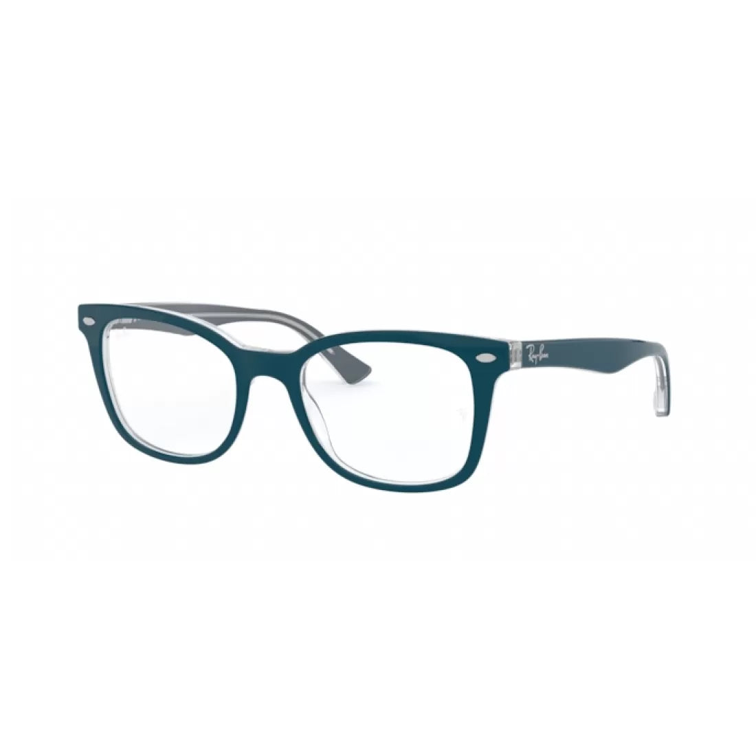 OCCHIALE DA VISTA UNISEX RAY-BAN RX 5285 - 5763 TOP TURCHESE SU TRASPARENTE