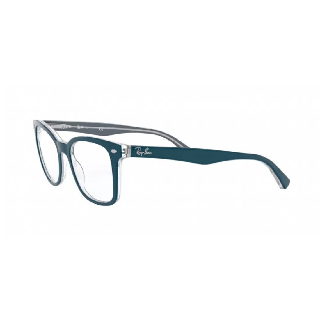 OCCHIALE DA VISTA UNISEX RAY-BAN RX 5285 - 5763 TOP TURCHESE SU TRASPARENTE