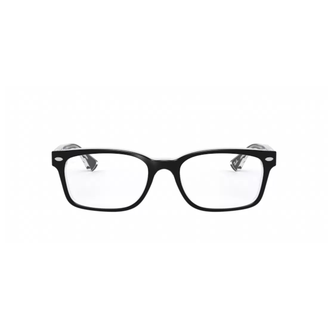 OCCHIALE DA VISTA DONNA RAY-BAN RX 5286 - 2034 NERO SUPERIORE SU TRASPARENTE CALIBRO 51