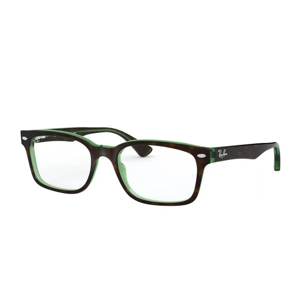 OCCHIALE DA VISTA DONNA RAY-BAN RX 5286 - 2383 CIMA HAVANA SU VERDE TRASPARENTE