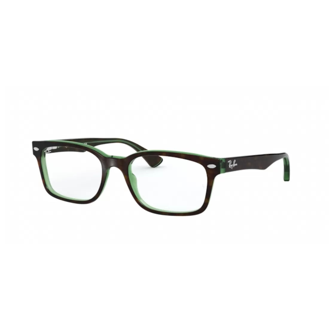 OCCHIALE DA VISTA DONNA RAY-BAN RX 5286 - 2383 CIMA HAVANA SU VERDE TRASPARENTE