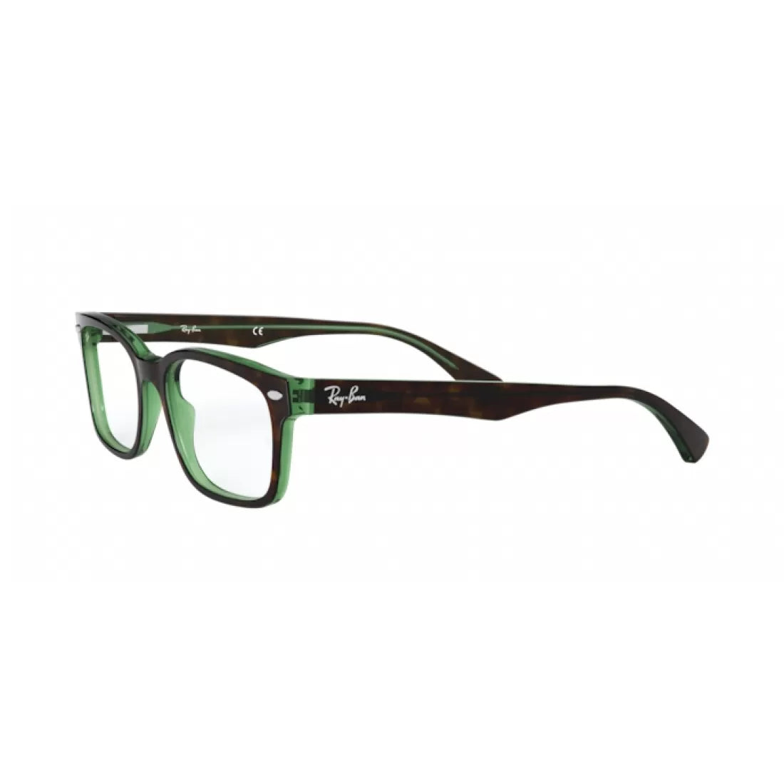 OCCHIALE DA VISTA DONNA RAY-BAN RX 5286 - 2383 CIMA HAVANA SU VERDE TRASPARENTE