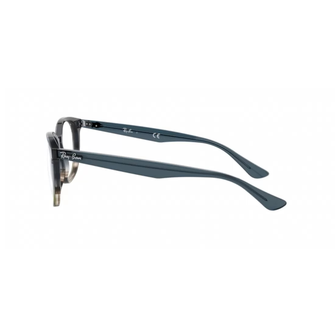 OCCHIALE DA VISTA UNISEX RAY-BAN RX 5356 - 5766 GRADIENTE GRIGIO SU GRIGIO SPOGLIATO CALIBRO 52