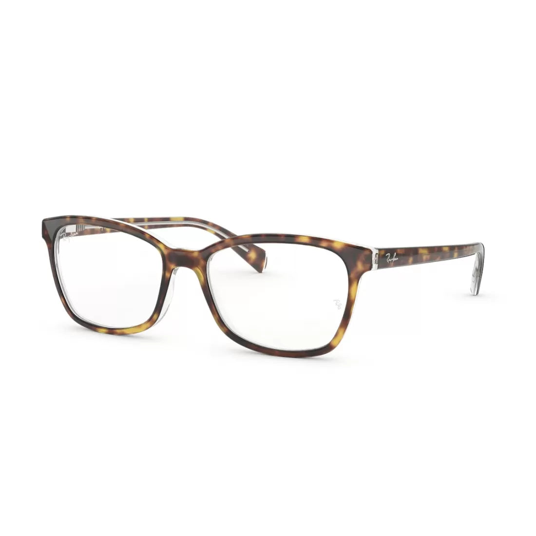 OCCHIALE DA VISTA DONNA RAY-BAN RX 5362 - 5082 CIMA HAVANA SU TRASPARENTE CALIBRO 54