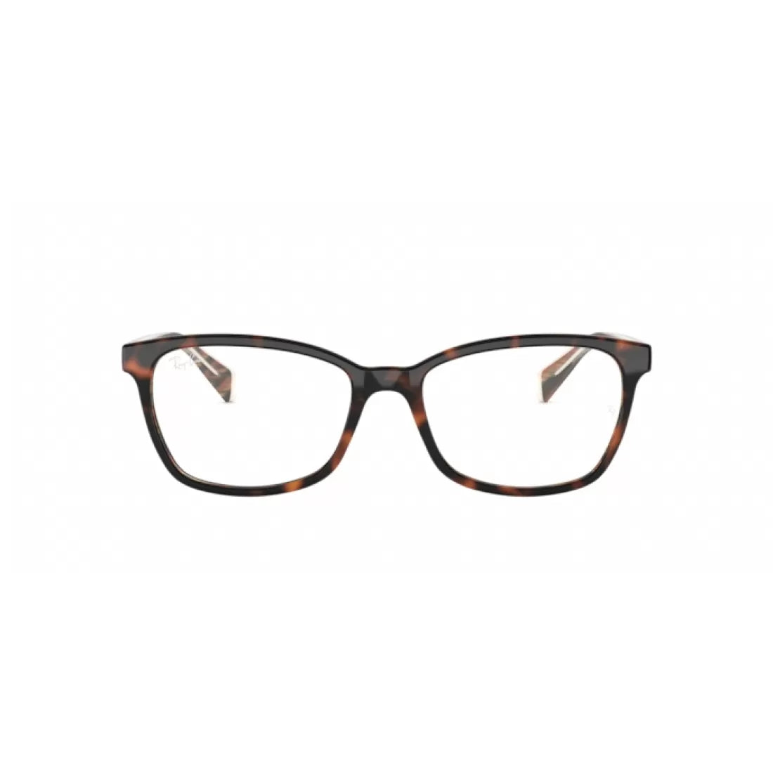 OCCHIALE DA VISTA DONNA RAY-BAN RX 5362 - 5913 SUPERIORE NERO-MARRONE SCURO-GIALLO CALIBRO 52